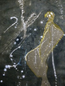 Les aigles. huile s/toile (photo Guy Moens)