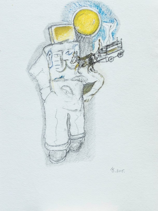 aquarelle et graphite. 24,5x33 cm. 2015.