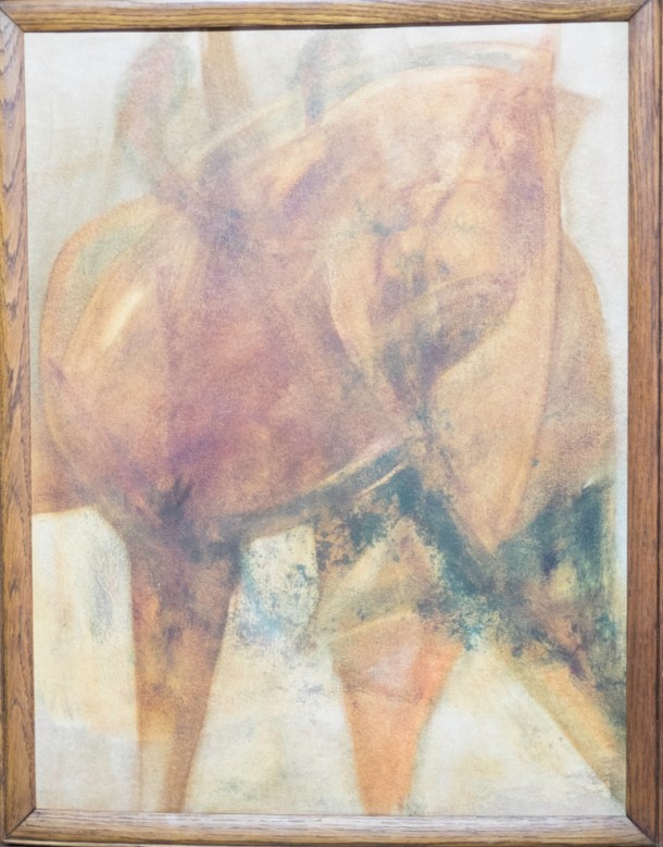 huile s/papier 50x65 cm. non daté.