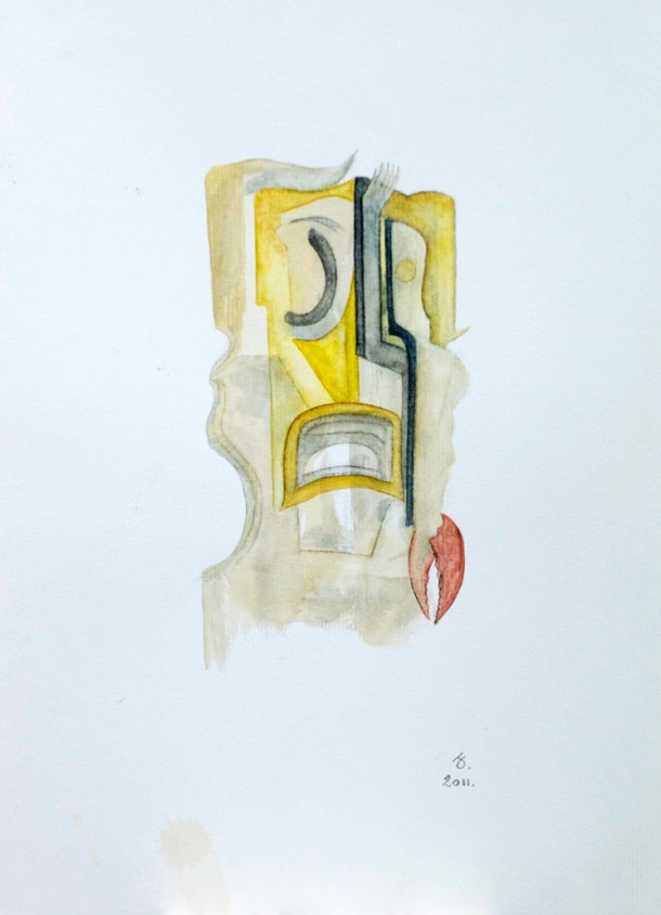 aquarelle s/Ingres 24x32. 2011.