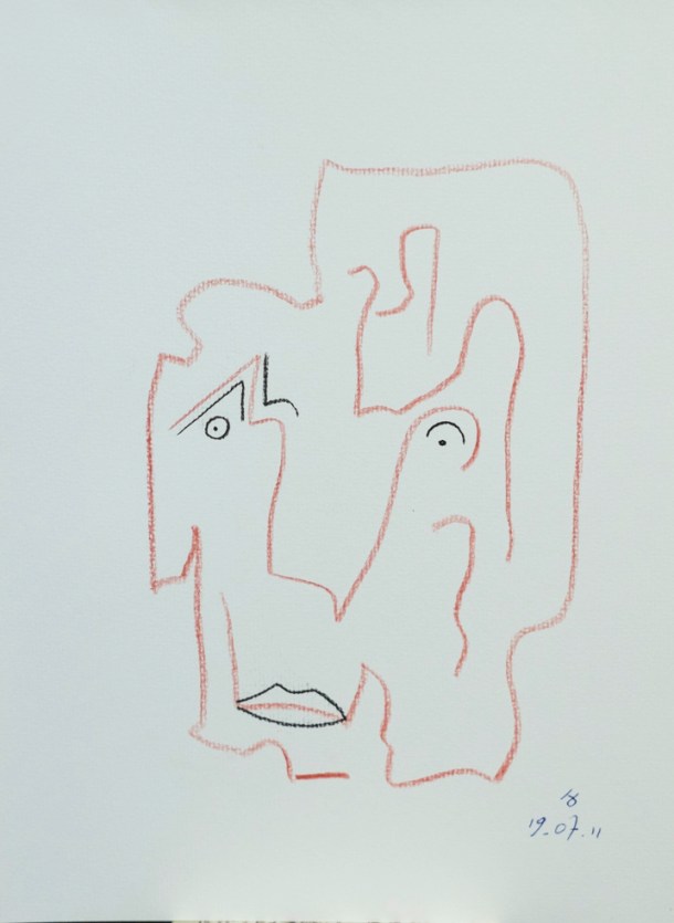 crayons s/Ingres 24x32. 19/07/2011.