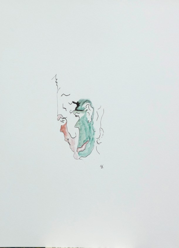 aquarelle et encre de chine s/Ingres 24x32. 2011.