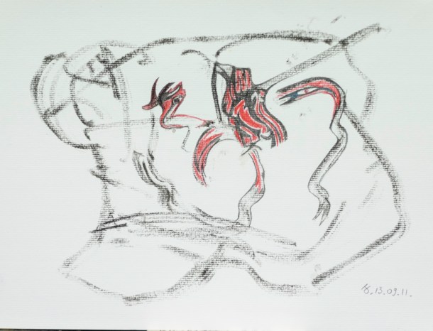 aquarelle et encre s/Ingres 24x32. 13/09/2011.