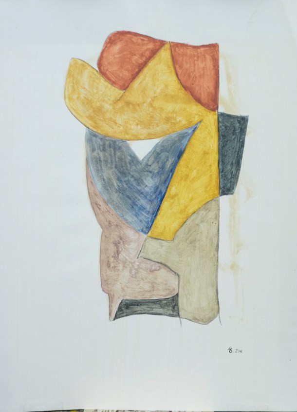 aquarelle s/papier enduit 27x36. 2011.