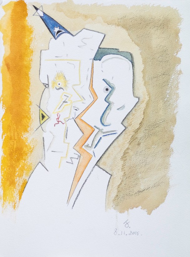 Aquarelle s/arches 300 g. 28,5x38,5 cm. 08/11/2015