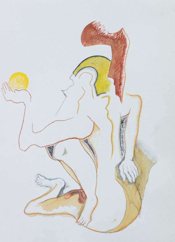 aquarelle s/arches 300g. 29x38,5 cm. non daté, non signé.