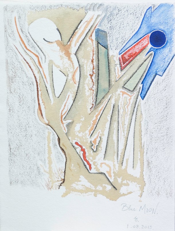 aquarelle et encre. 25x32 cm. 01/08/2015.