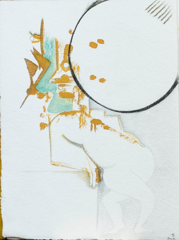 aquarelle, encre et graphite. 25x33. 2015.