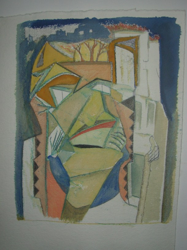 aquarelle et encres. 24,5x33. 16/01/2016.