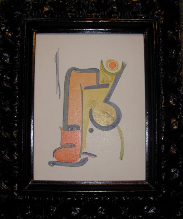 huile s/bois marouflé de toile. 30x40 cm. signé et daté au dos. 25/02/2016.