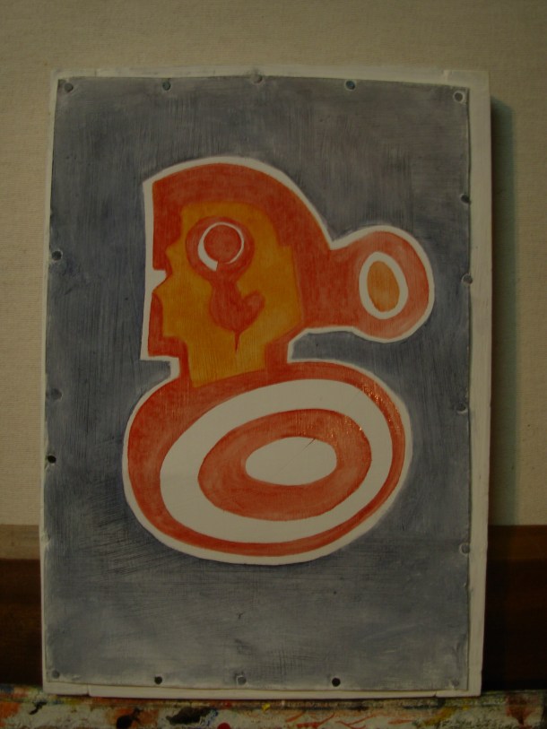 huile s/carton enduit monté s/cadre de bois. 25x36 cm. Février 2016.