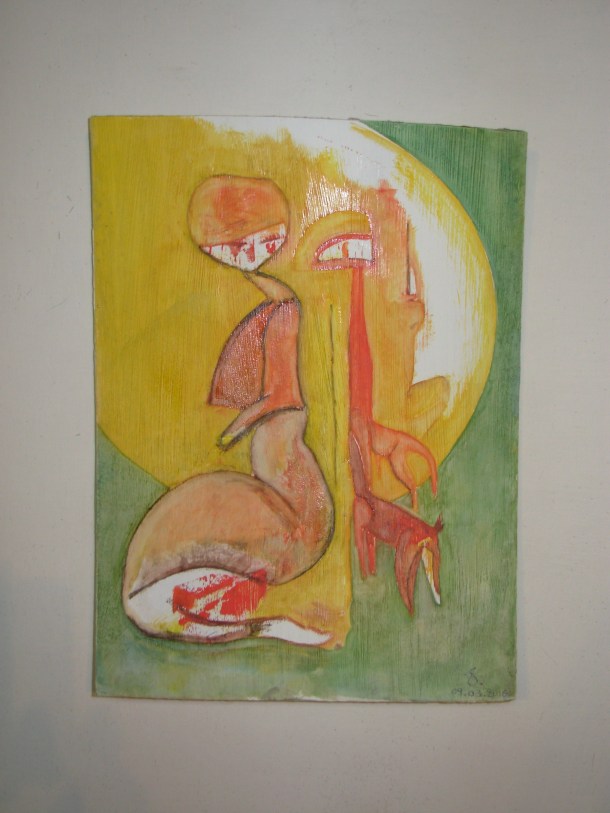 huile s/carton enduit. 20x27 cm. 09.03.2016.