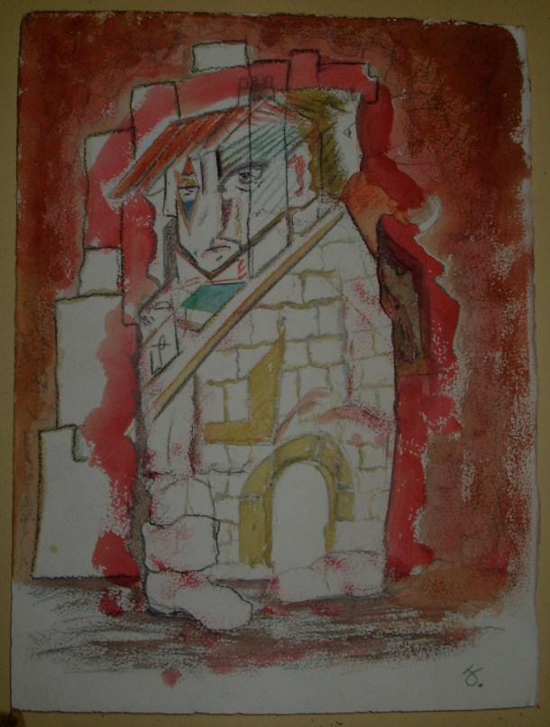 Aquarelle et encres s/Arches 300 g.  28x38 cm. 20.03.2016. 