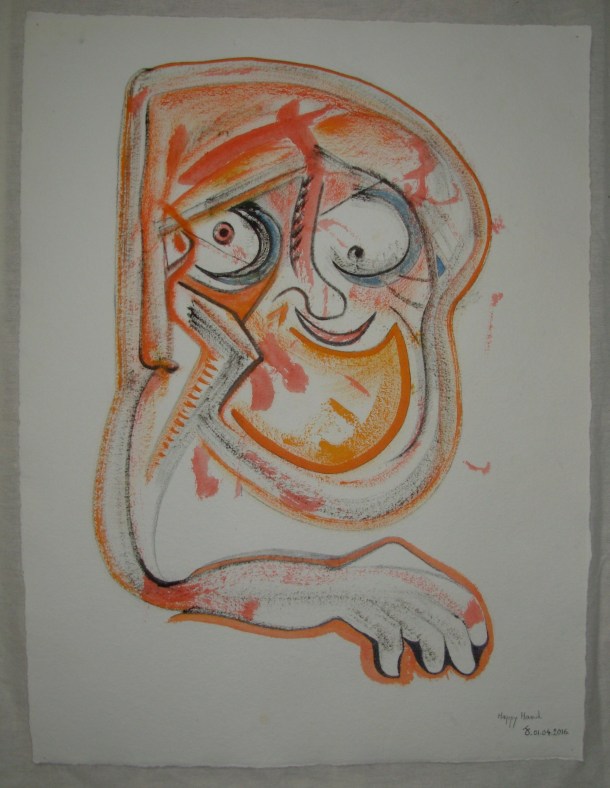 huile s/papier. 49 x 69,5 cm. 01.04.2016.