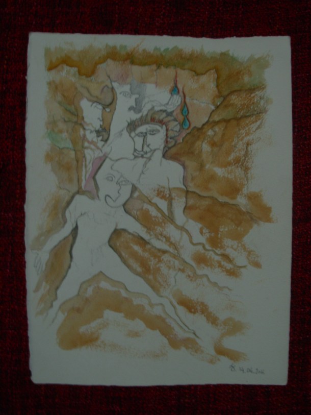 aquarelle et encre s/arches 300g. 28,5 x 38,5 cm. 14.04.2016.