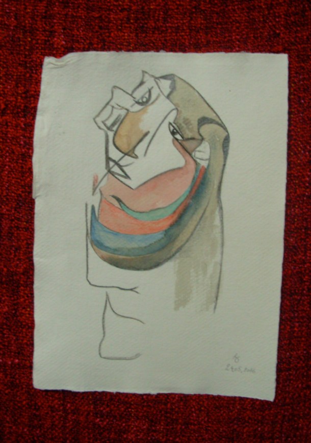 aquarelle s/papier 21 x 30 cm. 24. 05. 2016.