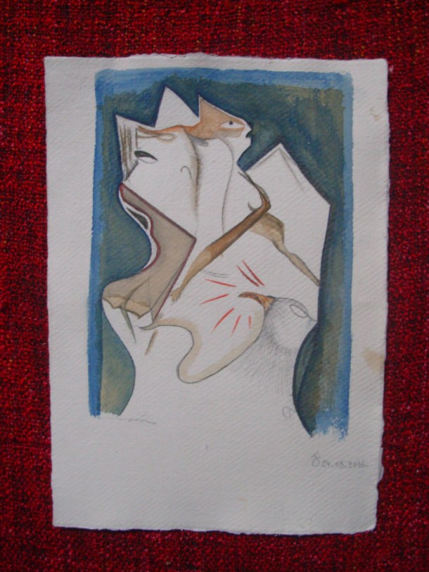aquarelle s/papier 21 X 30 cm. 24. 05. 2016.