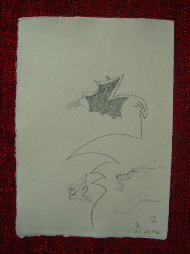 aquarelle s/papier 21 x 30 cm. 23. 05. 2016.