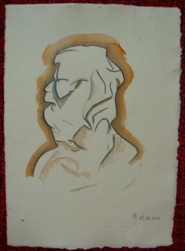 aquarelle et encre s/papier 21 x 30 cm. 02. 06. 2016.