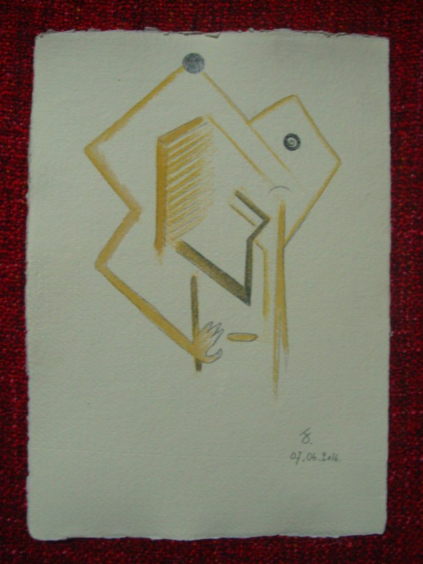 aquarelle et graphite s/papier 21,5 x 30 cm. 07. 06. 2016.