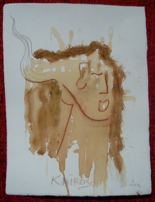 sanguine et café s/papier 30,5 x 40,5 cm. 08. 06. 2016.