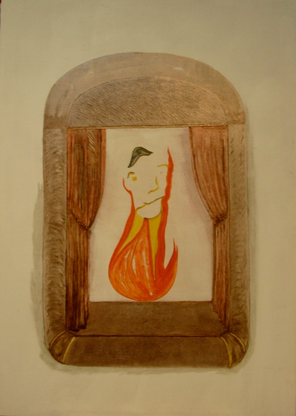 Huile s/bois marouflé de toile 50 x 70 cm. 12. 06. 2016.