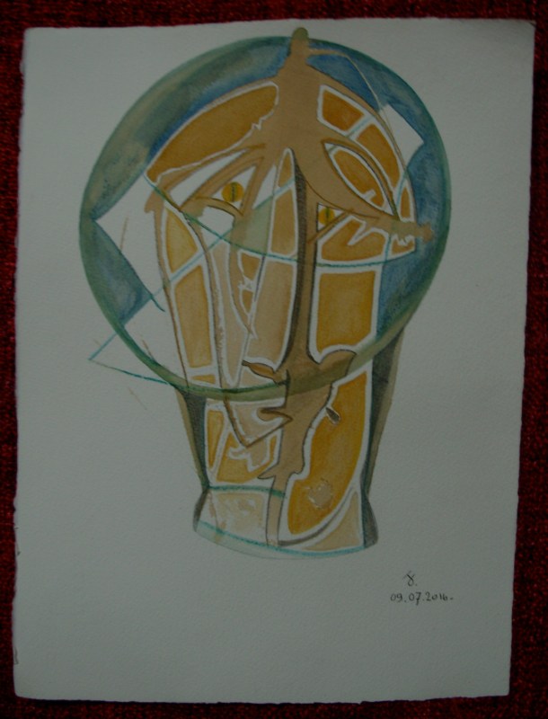 aquarelle s/Arches 300g. 28,5 x 38,5 cm. 09. 07. 2016.