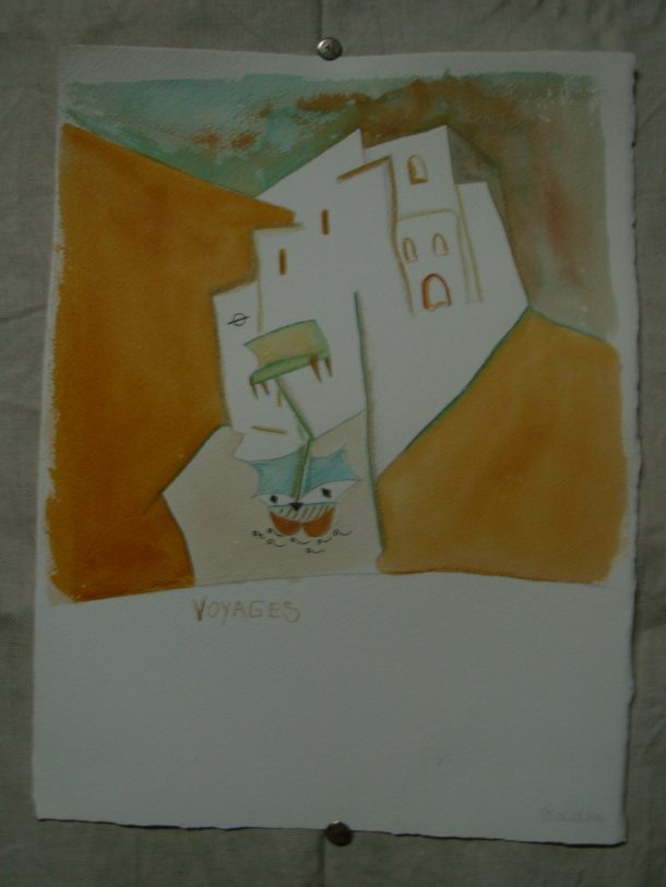 aquarelle et encres s/arches 300 gr. 28,5 x 38,5 cm. 06. 08. 2016.