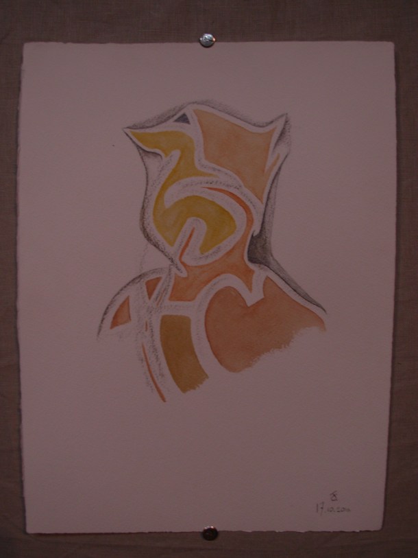 aquarelle et encre s/arches 300g. 28,5 x 38,5 cm. 17 .10. 2016.