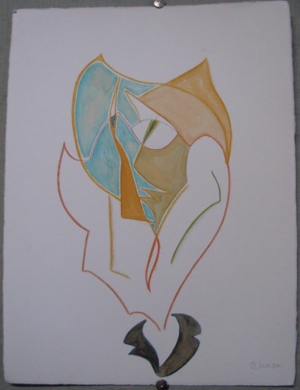 aquarelle et encre s/Fabriano. 28,5 x 38,5 cm. 30. 10. 2016.