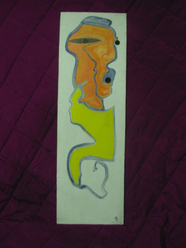 huile s/bois marouflé de toile. 20 x 64 cm. 07. 11. 2016. 