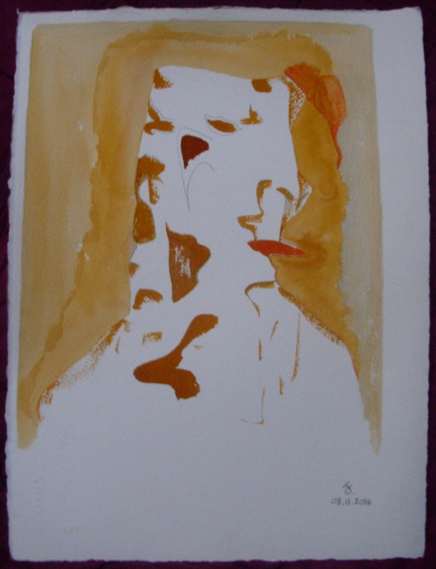 Encre et aquarelle s/arches 300 g. 28,5 x 38,5 cm. 08. 11. 2016. 