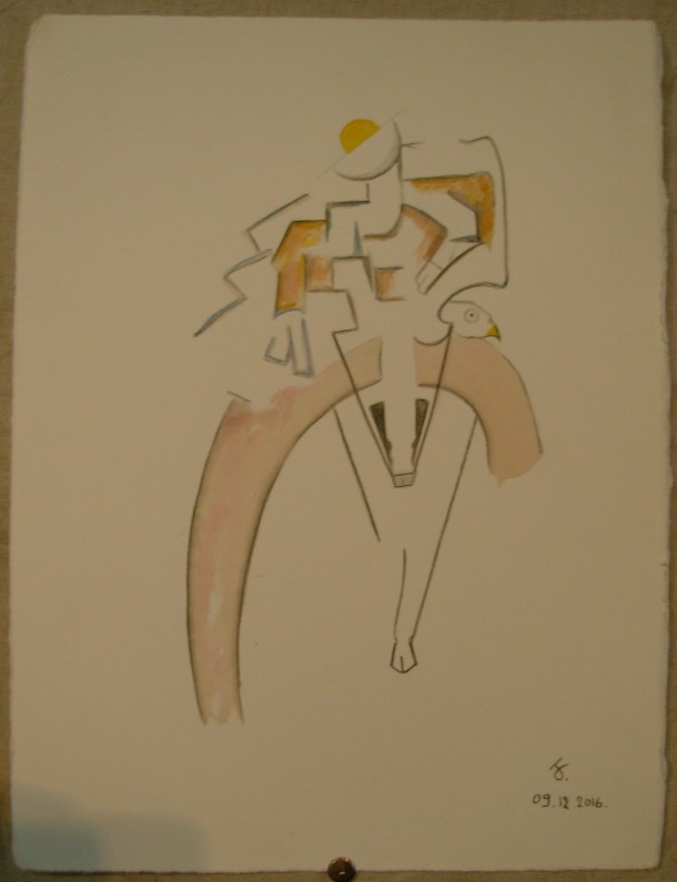 aquarelle s/ Fabriano. 28 x x38,5 cm. 09. 12. 2016.