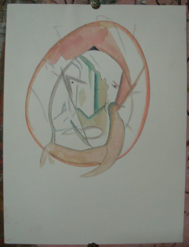 aquarelle et encre s/Schoellerhammer 230 g. 24 x 32 cm. 18. 12. 2016.