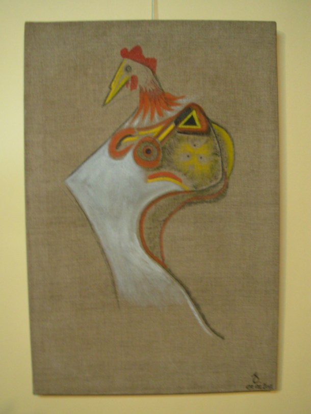 huile s/toile écrue. 40 x 60 cm. 03. 02. 2017.