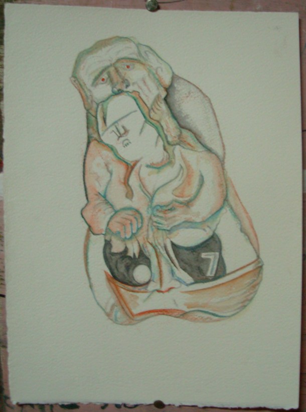 aquarelle s/fabriano 300 g. 28 x 38 cm. 05. 02. 2017.