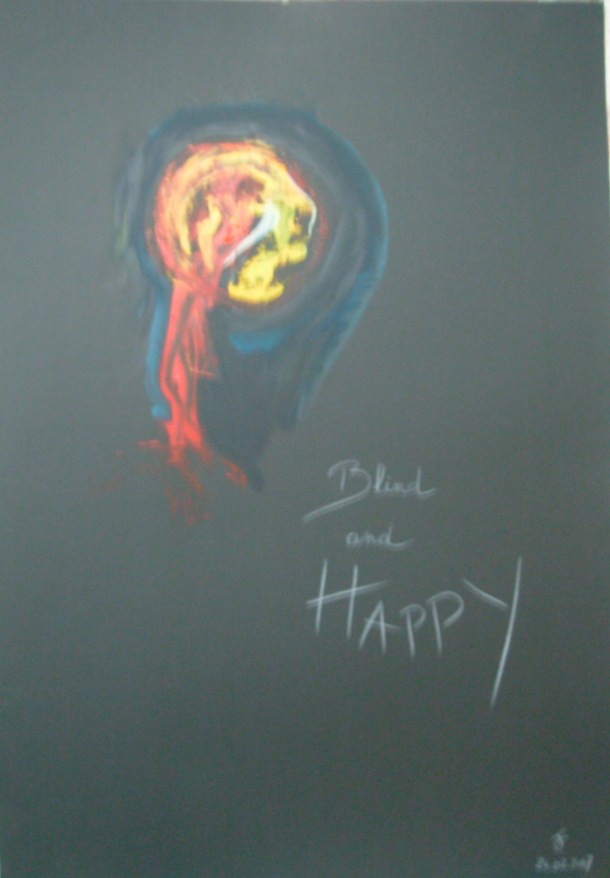 huile s/papier 70 x 100 cm. 24. 02. 2017.